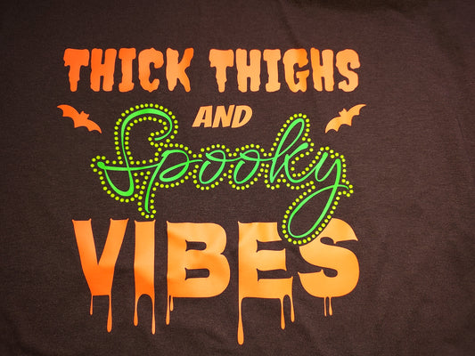 Thick Thighs & Spooky Vibes Tee
