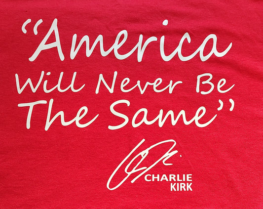 Charlie Kirk Tribute Tee