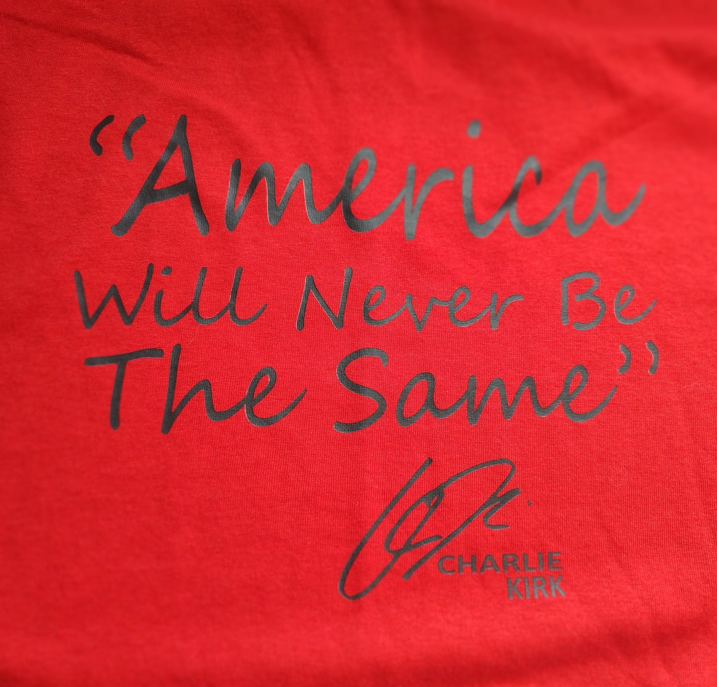 Charlie Kirk Tribute Tee