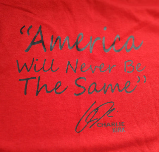 Charlie Kirk Tribute Tee